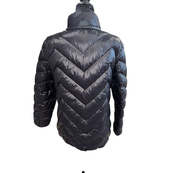 London Fog Goose Down Lightweight Packable Puffer Coat Jacket L Winter Travel - Picture 2 of 10